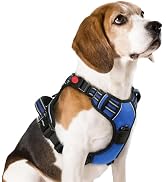 rabbitgoo Dog Harness Medium Sized, No Pull Pet Harness with 3 Buckles, Adjustable Soft Padded Ve...