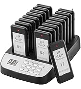 VEVOR Restaurant Pager System, Wireless 500m Long Range Lineup Waiting Queue Signal, Guest Custom...