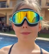 KIDS goggles with fabric strap