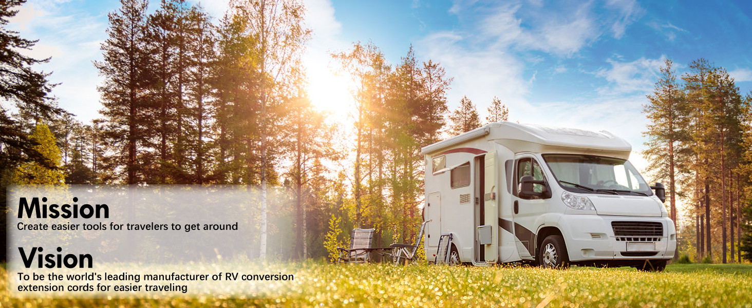 50 Amp to 20 Amp 110V RV Distribution Adapter