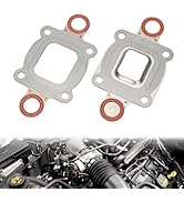MOXRUQ Exhaust Manifold Elbow Riser Gasket, Mercruiser Riser Gasket Replacement OE: 27-864850A02,...