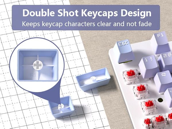 floating keycap keyboard