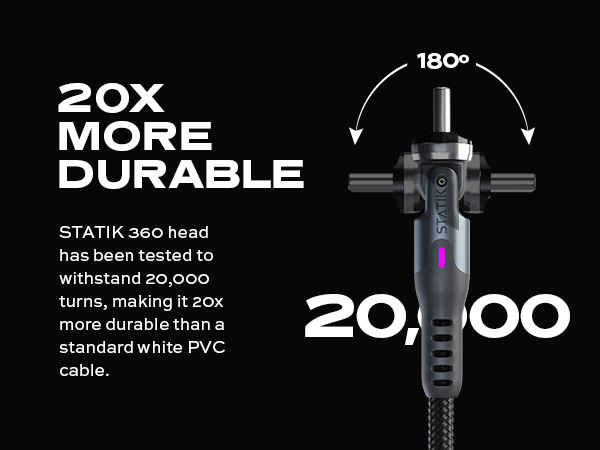 nylon braided military grade charging cable unbreakable statik charging cable usb c lightning iphone