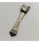 MecArmy CL-D2 Titanium Clip for Flashlight - Suspension Clip for Everyday Carry Stainless Steel