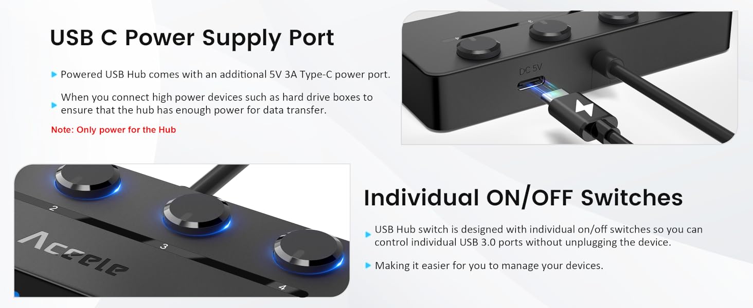 usb hub powered