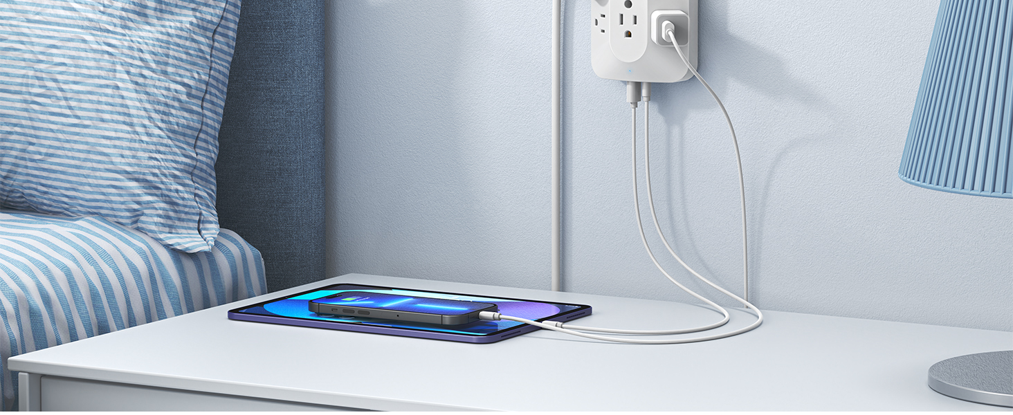 flat outlet extender plug extension outlet