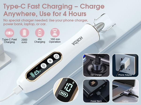 Professional electric nail file for home