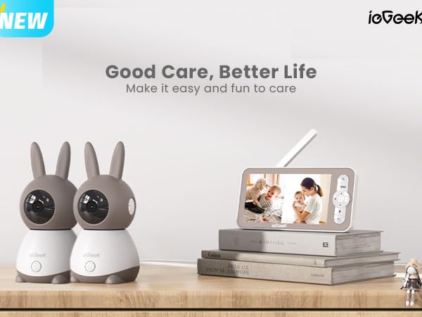 baby monitor with 2 cameras