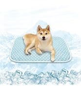 MICROCOSMOS Dog Sleeping Pad &amp; Pet Cooling Mat- Breathable Bubble Surface, EZ Clean. Keep Cooling...