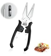 Multifunctional Kitchen Scissors - Kitchen Shears with Magnetic Holder &amp; Safety Lock, Heavy Duty ...