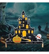 BANRIA Halloween Music Castle Soldering Kit - DIY Ghost Castle Soldering Project Kit with LED Lig...