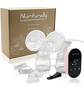 Double Electric Breast Pump by Nurturally - Extractor De Leche Materna Electrico - Portable Dual ...