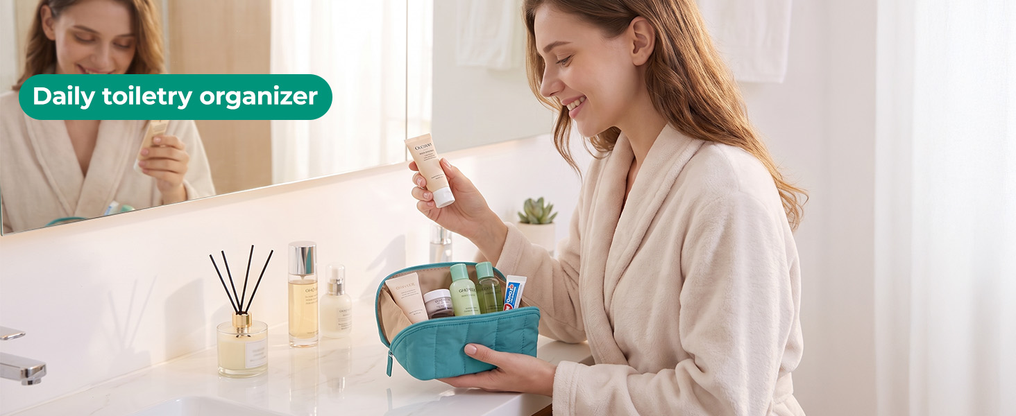 Daily toiletry organizer