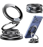 Otemly Ultra-Thin Vacuum Gel Magnetic Phone Holder for Car, [95LBS Max Suction] 360° Adjustable [...