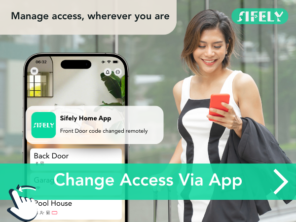 Change access via App