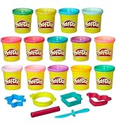 Play-Doh Sparkle and Bright 14 Pack, Non-Toxic Modeling Compound, 3-Oz Cans, Back to School Class...