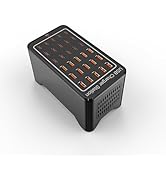 Haioulun 150W Charger Block, 30 Port Multiple Charging Station, Desktop USB Wall Charger, Compati...