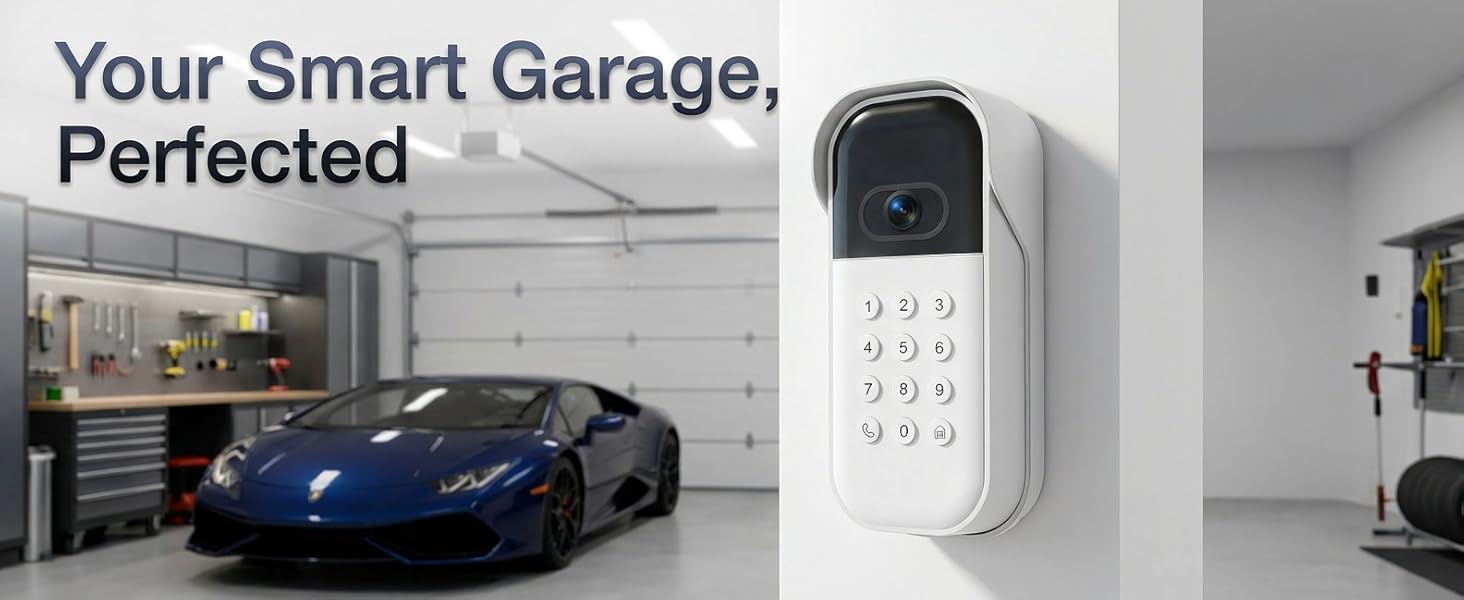 Power Adapter Kit for myQ Smart Garage Video Keypad