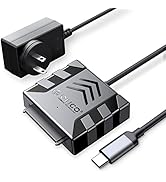 ORICO SATA/IDE to USB C Adapter, Hard Drive Reader for Universal 2.5 3.5-Inch IDE and SATA Extern...