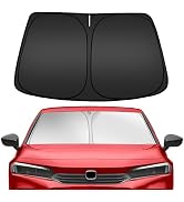 ARISMOTOR Windshield Sun Shade for Honda Civic 2022-2024, Custom Fit Foldable Front Window Sunsha...