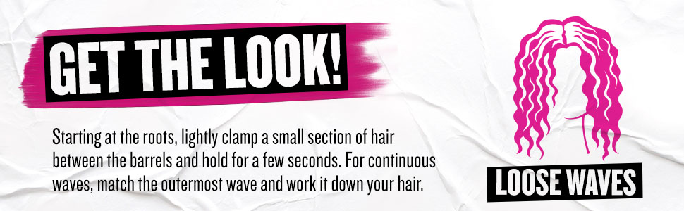 hairwaver; hairwavers; hairiron; hairirons; 3barrelwaver; beachywaves; bedhead; BH381; professional