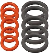 Pressure Washer Quick Coulper O-Rings, Grey+Orange (100)