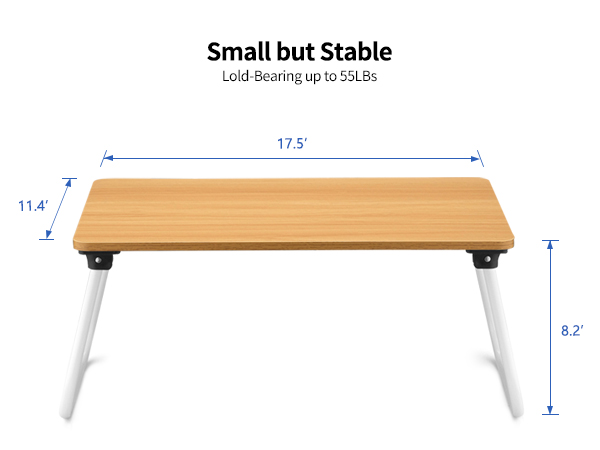 Ruxury Foldable Lap Desk Laptop Stand Bed Desk Table Tray