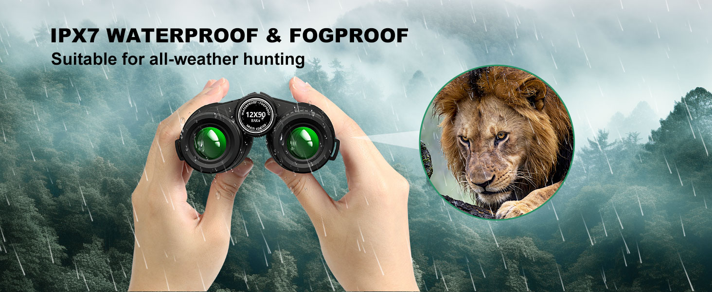 IPX7 WATERPROOF &amp;amp; FOGPROOF Suitable for all-weather hunting