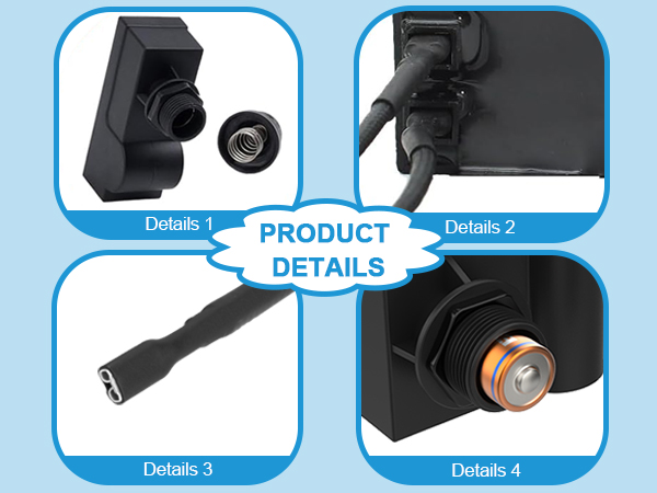 DHLG-12 Grill Igniters for Charbroil Ignitor Replacement Kit, 2 Outlets AAA Battery Push Button