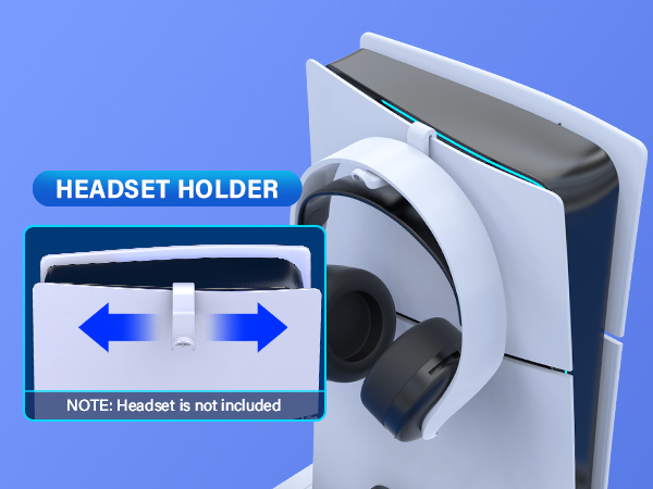 ps5 slim cooling stand with controller charging station and cooling fan