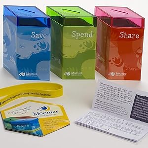 3 Tins with Acrylic Tops to Save Spend and Share