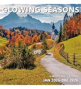 2026 Wall Calendar 12 Month, Nature Seasons Scenic Large Wall Calendar 2026 from January to Decem...