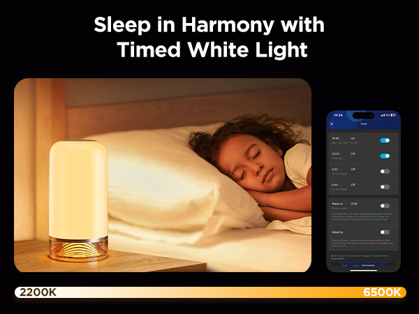 Timer&amp;amp; Color Temperature Adjustment Stepless