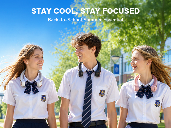 neck fan back to school summer essential