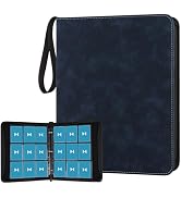 GERMUN 720 Card Binder, Premium Trading Card Binder, 9 Pocket Double Sided Pocket PU Card Collect...