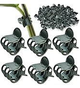 AccEncyc 100 Pcs Plant Clips Orchid Clips Plant Orchid Support Clips Flower Vine Clips for Suppor...