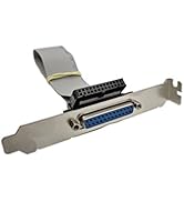 SinLoon DB25 to IDC 26 Pin Cable,Motherboard Slot Plate Parallel Panel DB-25 Female to 26 Pin IDC...