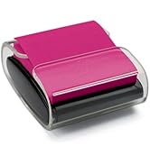Post-it Pop-up Notes Dispenser, 3x3 in, Black Base Clear Top, Pack includes a 45-Sheet Pad (WD-33...