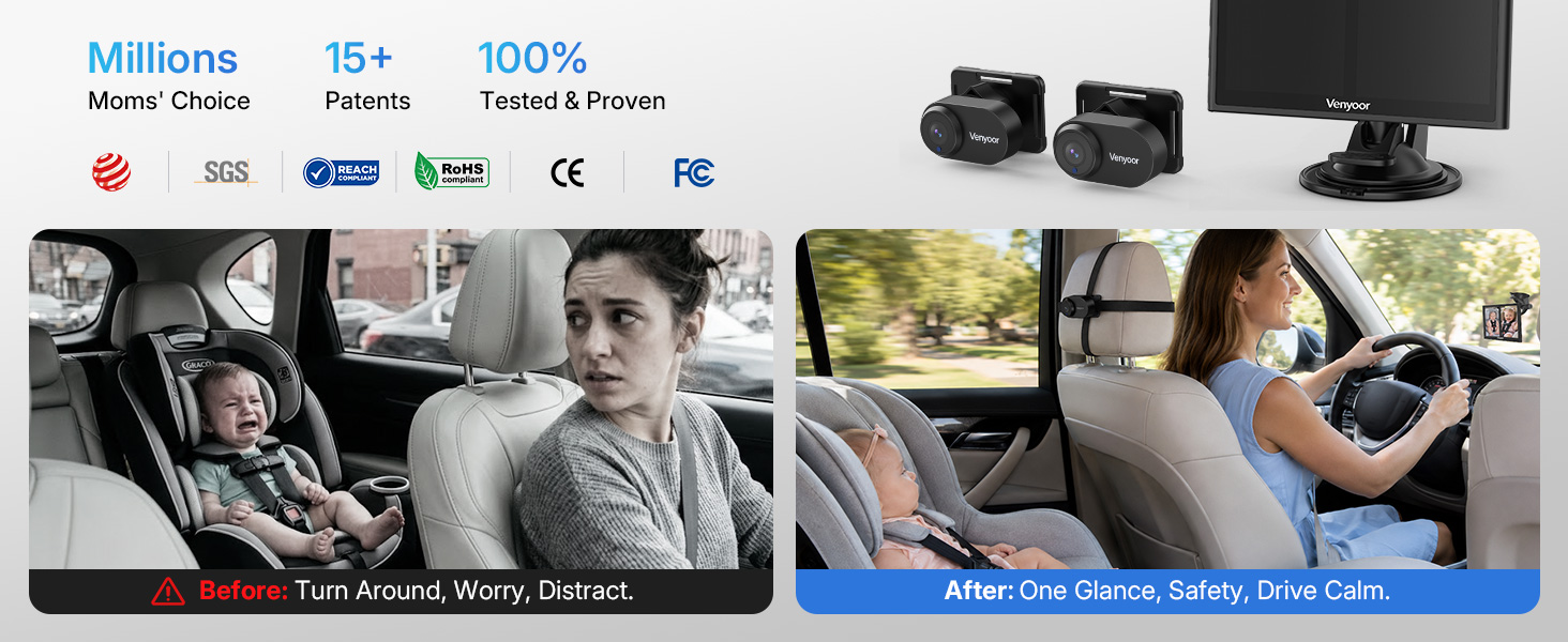 double car camera for 2 baby