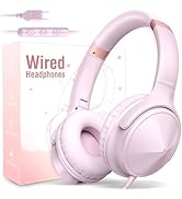 VkingMoR USB C Over Ear Headphones Wired, USB C Wired Headphones with Microphone, Volume Control,...