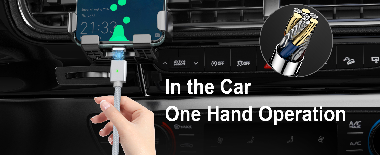 3A Magnetic Charging Cable