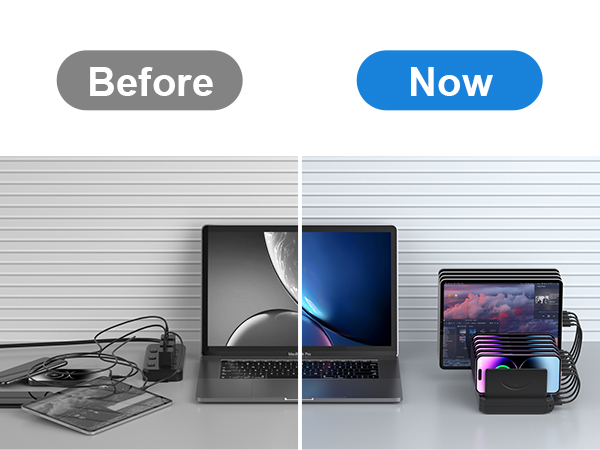 multi usb charging station