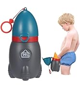 ONEDONE Portable Urinal for Kids Rocket Pee Cup for Kids Emergency Urinal for Toddlers Boys Girls...