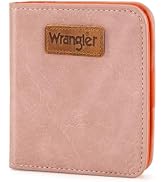 Montana West X Wrangler Womens Wallet Small Pink Mini Wallet Card Cases Money Organizer for Femal...
