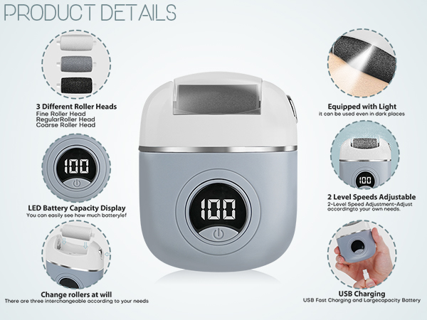 Automatic Electric Callus Remover