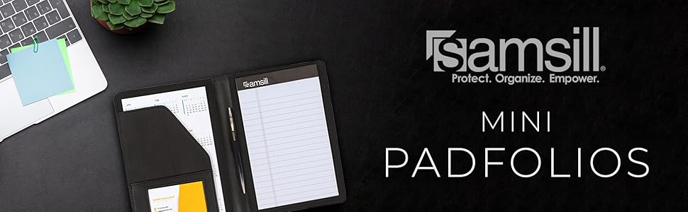 Mini Padfolios, professional leather notebook organizer