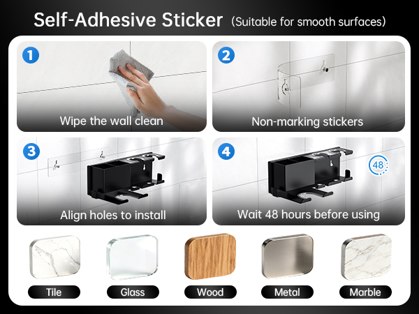 hair tool organizer wall mount