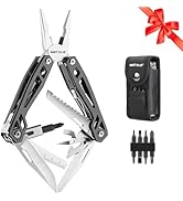 Gifts for Men, Multitool Needle Nose Pliers, 21-in-1 Stainless Steel Multi Tool Pocket Knife with...