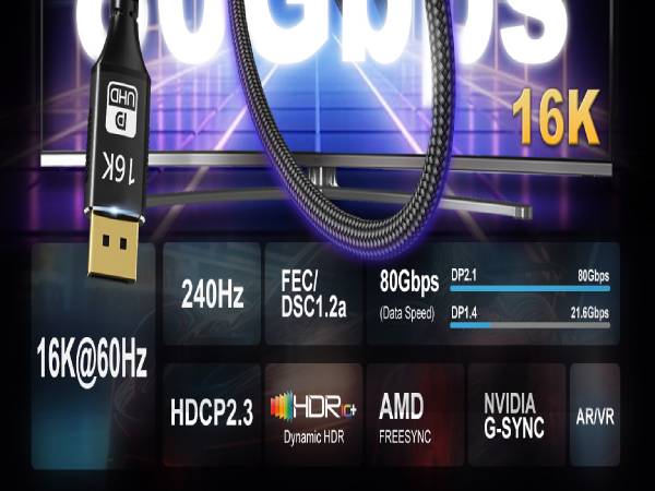 mini dp to dp cable 16k