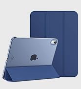 MoKo Case for iPad 10th Generation 10.9 inch 2022, Slim Stand Protective Cover with Hard PC Trans...